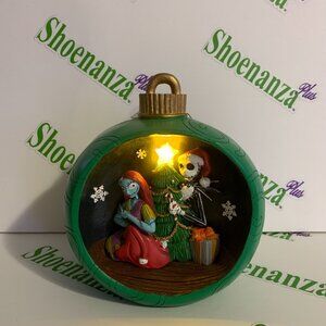KCARE Ornament Scene Disney Nightmare Before Christmas Light Up Jack & Sally